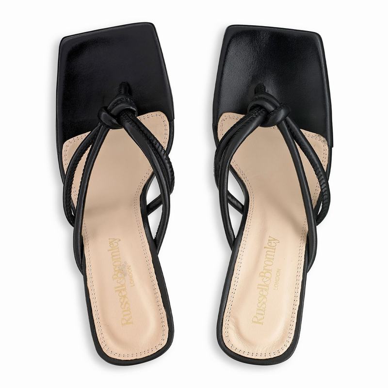 Russell And Bromley Margarita Sandaler Klack Dam Svarta | ZVY713KC