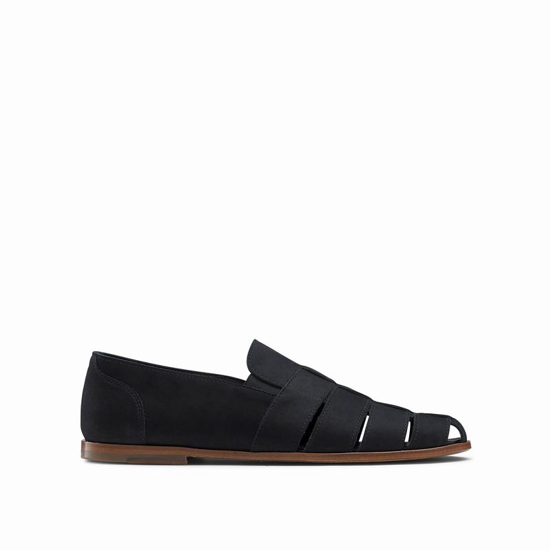 Russell And Bromley Mariner Slip On Skor Herr Blå | AOB74100HK