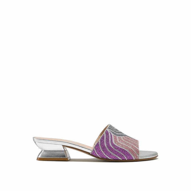 Russell And Bromley Mazemule Mules Skor Dam Rosa | IMR632YM