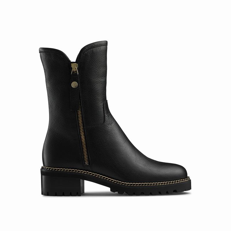 Russell And Bromley Montana Ankelboots Dam Svarta | YBC2899DL