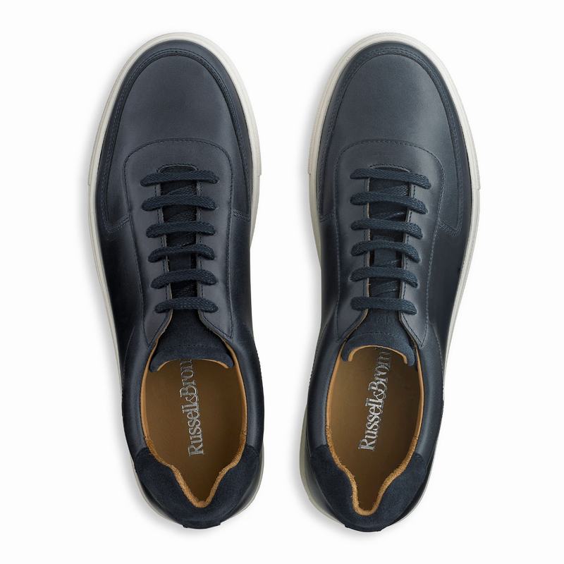 Russell And Bromley Outfield Låga Sneakers Herr Blå | TCA3643XY