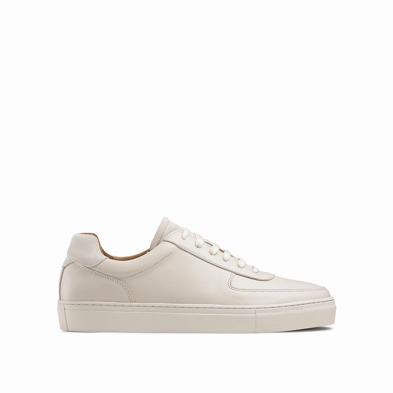 Russell And Bromley Outfield Låga Sneakers Herr Grädde Vita | WCN1620JP