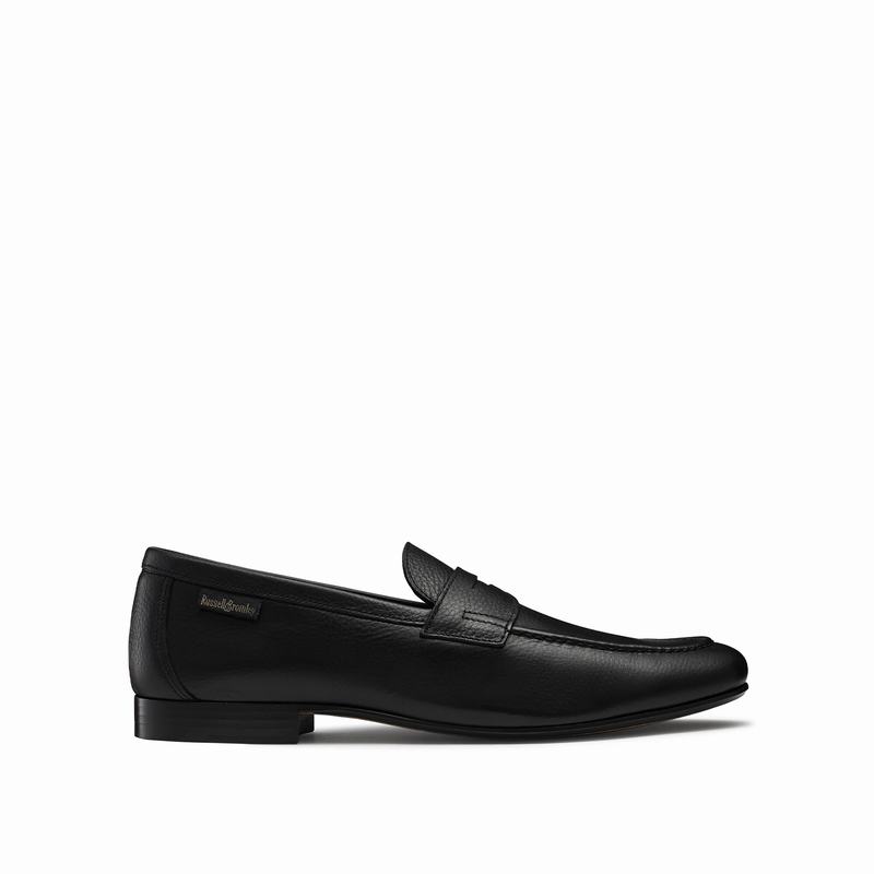 Russell And Bromley Outline Mockasiner Herr Svarta | NBX671KL