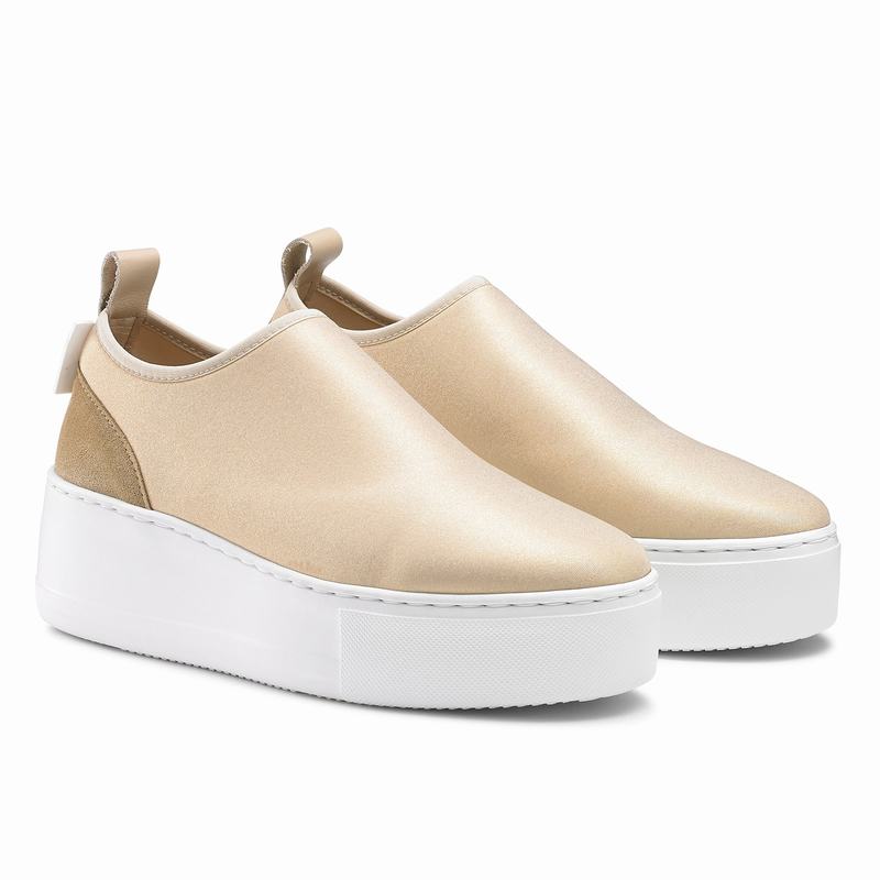 Russell And Bromley Park Flex Plattform Sneakers Dam Metallic | HDT915MX