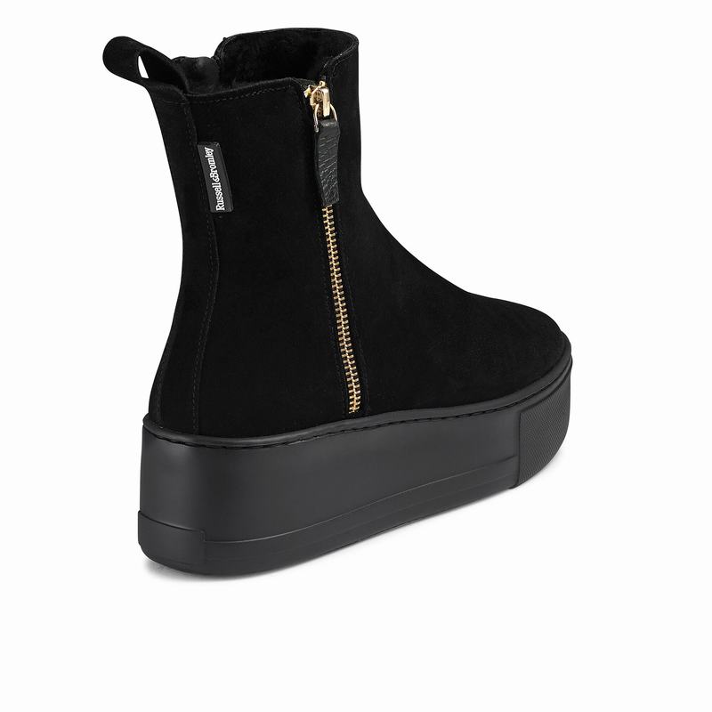 Russell And Bromley Park Frost Ankelboots Dam Svarta | FAQ6722BW