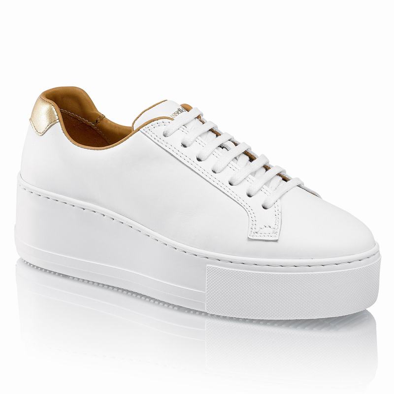 Russell And Bromley Park Life Plattform Sneakers Dam Vita | LHA2810CM