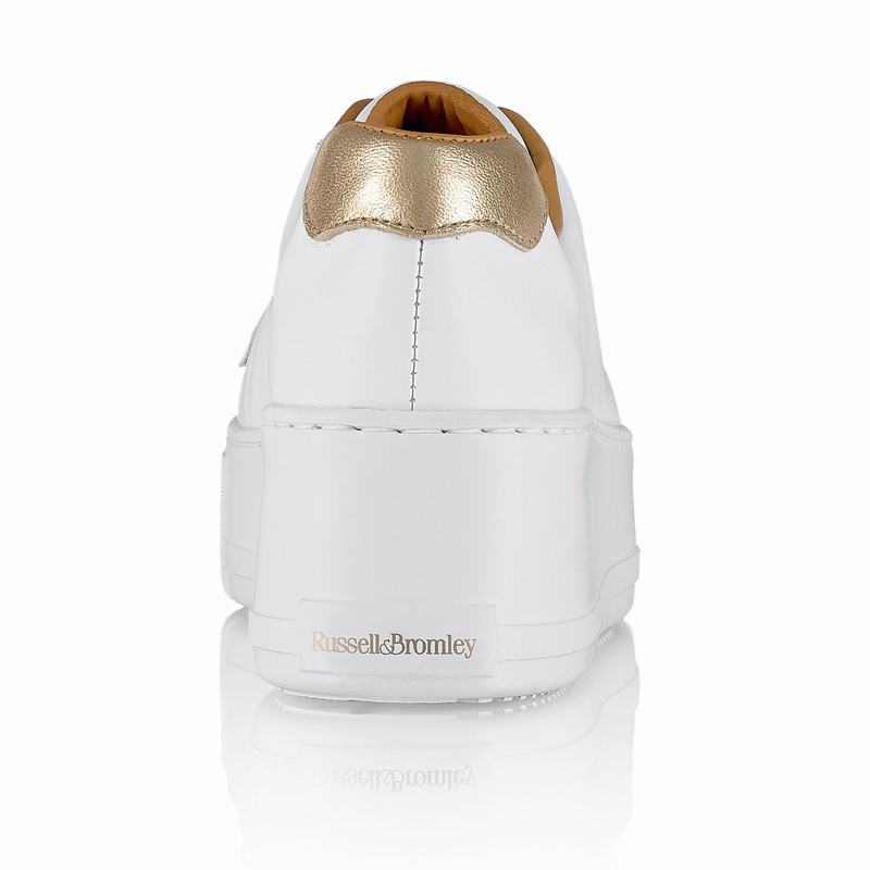 Russell And Bromley Park Life Plattform Sneakers Dam Vita | LHA2810CM