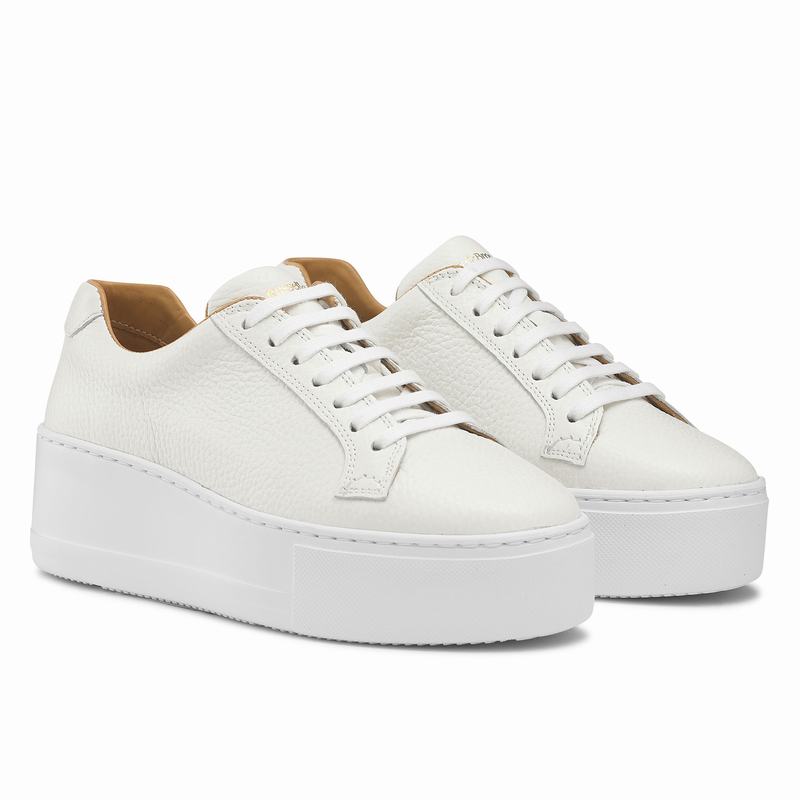 Russell And Bromley Park Life Plattform Sneakers Dam Vita | YAB7139CX