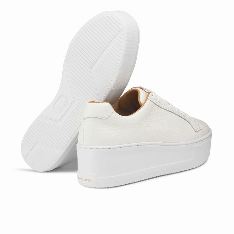 Russell And Bromley Park Life Plattform Sneakers Dam Vita | YAB7139CX