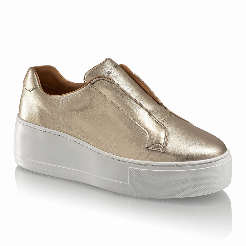 Russell And Bromley Park Up Plattform Sneakers Dam Guld | BMI3154DA