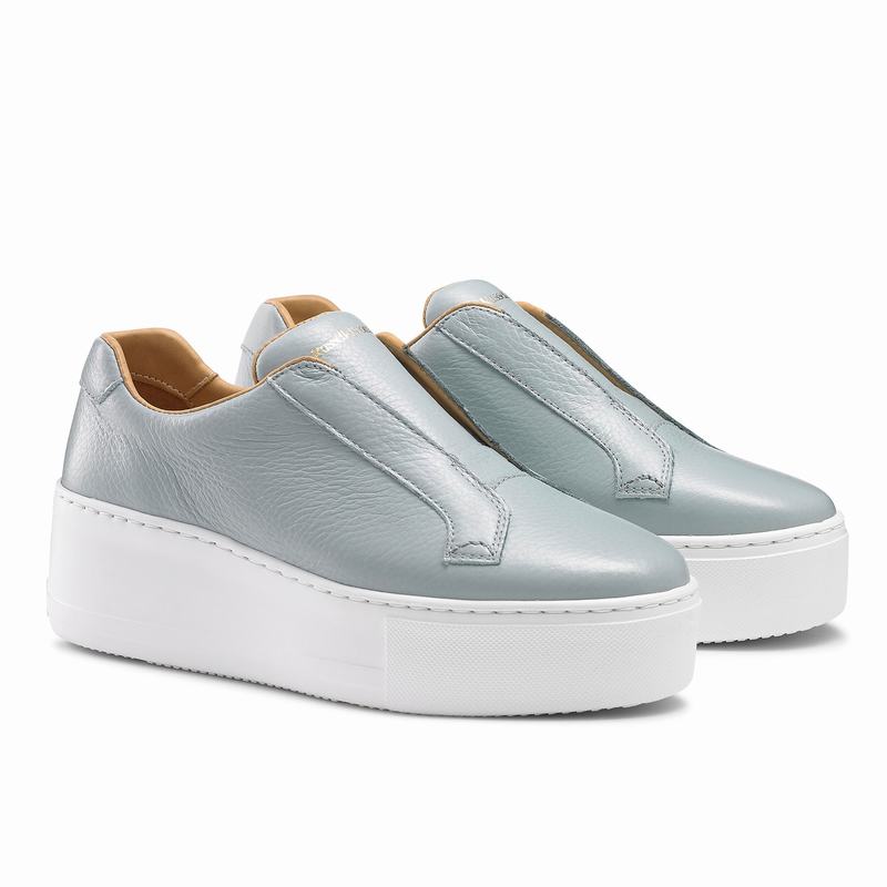 Russell And Bromley Park Up Plattform Sneakers Dam Blå | GZS8152PM