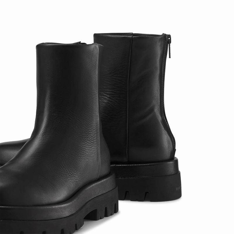 Russell And Bromley Peppa Ankelboots Dam Svarta | YHT6931VW