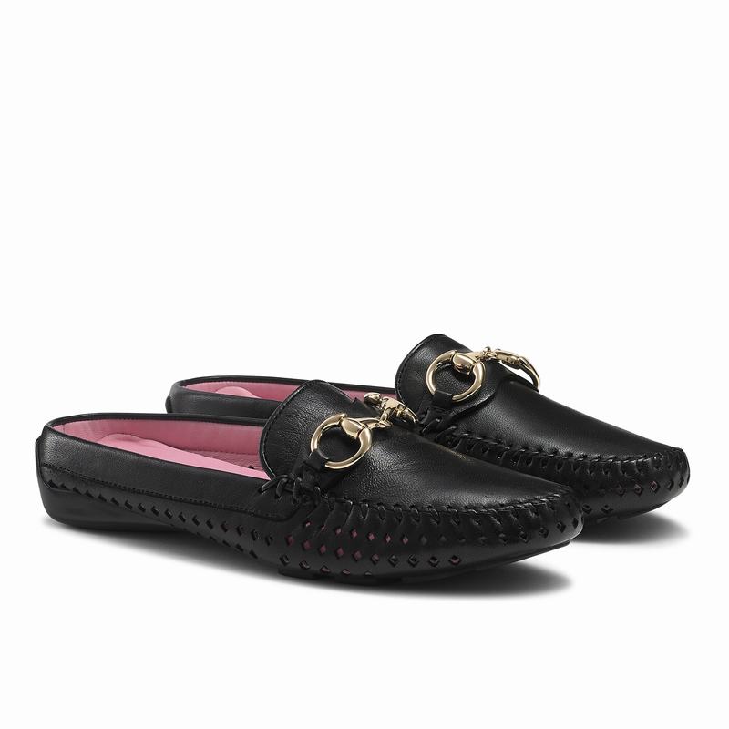 Russell And Bromley Perlamule Mockasiner Dam Svarta | NKE4698HD