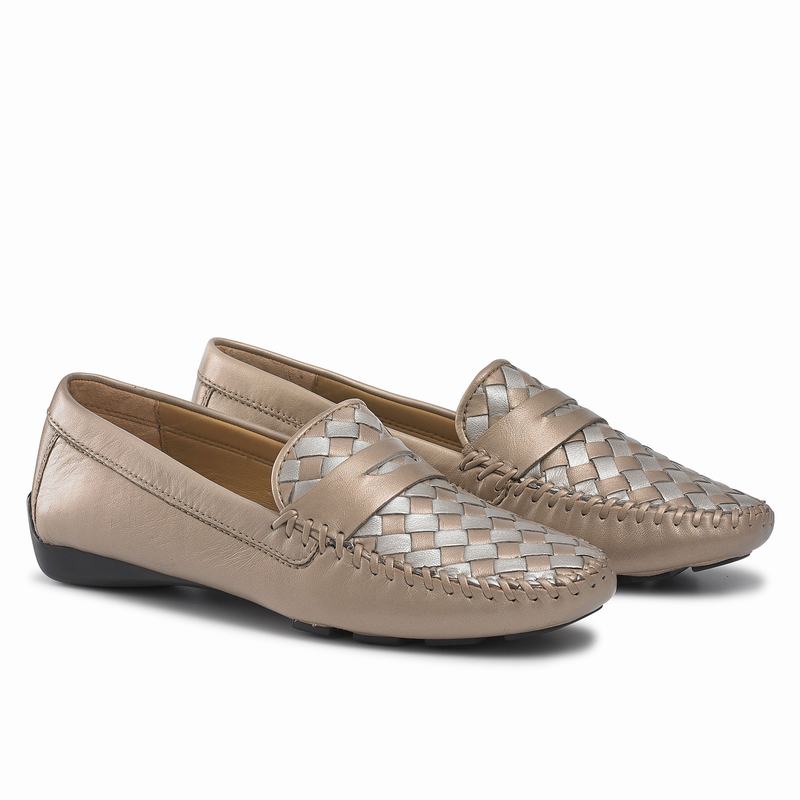 Russell And Bromley Petra Mockasiner Dam Metallic | XFB869TF