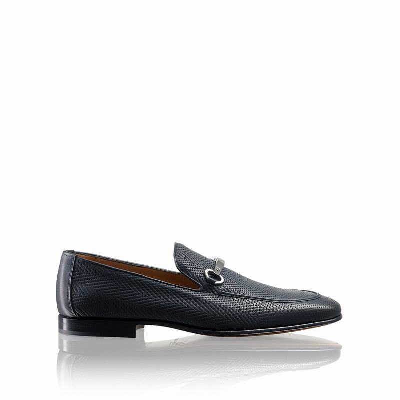 Russell And Bromley Pluto Mockasiner Herr Blå | ZFQ4971XM