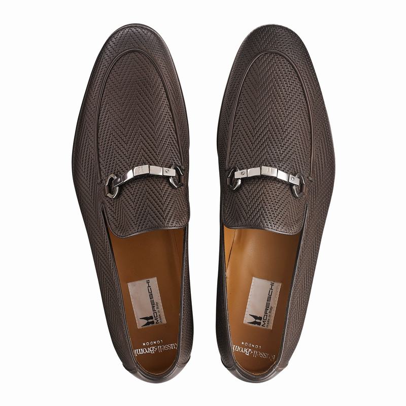 Russell And Bromley Pluto Mockasiner Herr Bruna | ZIR5250XS