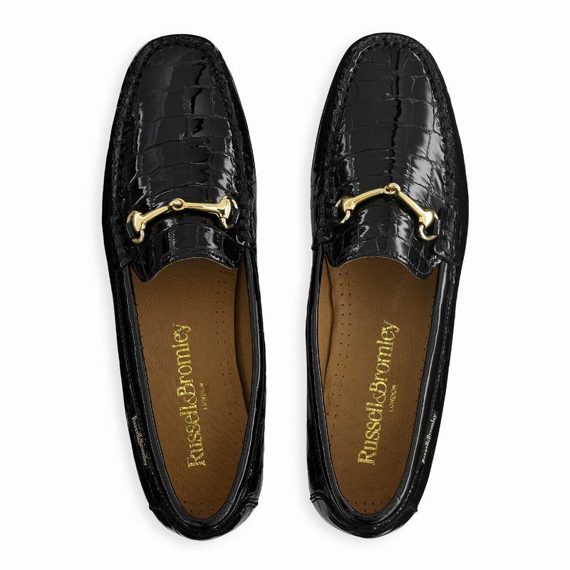 Russell And Bromley Poshmoc Mockasiner Dam Svarta | YGK1083HY