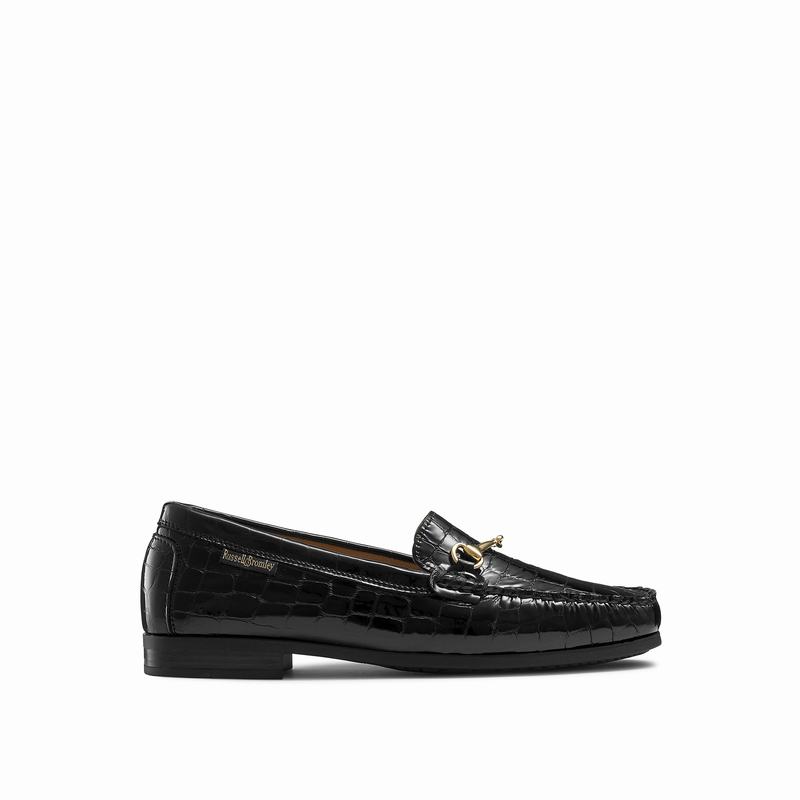 Russell And Bromley Poshmoc Mockasiner Dam Svarta | YGK1083HY