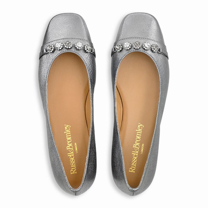 Russell And Bromley Posie Ballerina Dam Metallic | ZBT845MI