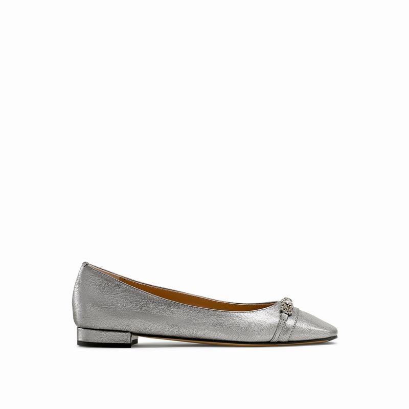 Russell And Bromley Posie Ballerina Dam Metallic | ZBT845MI