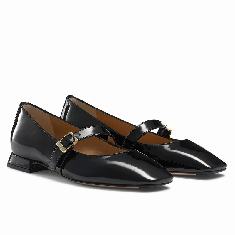 Russell And Bromley Queen Mary Ballerina Dam Svarta | JLP6432NC