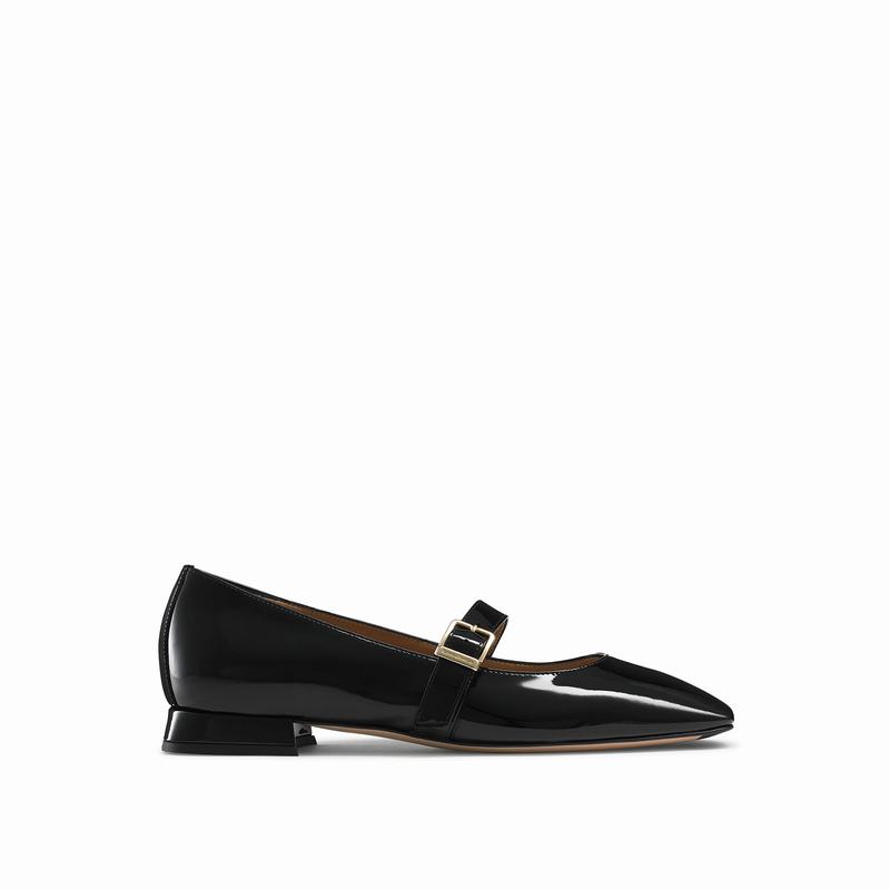 Russell And Bromley Queen Mary Ballerina Dam Svarta | JLP6432NC