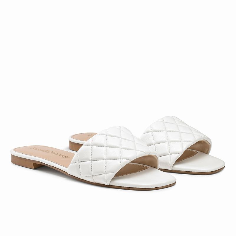 Russell And Bromley Quiltmule Mules Skor Dam Vita | BQZ9148BR