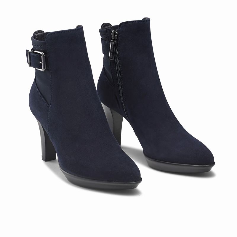 Russell And Bromley Raindrop Ankelboots Dam Blå | KEG568KQ