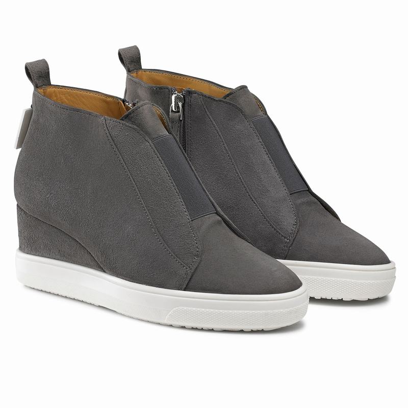 Russell And Bromley Ready Set Plattform Sneakers Dam Grå | LIA9574UK