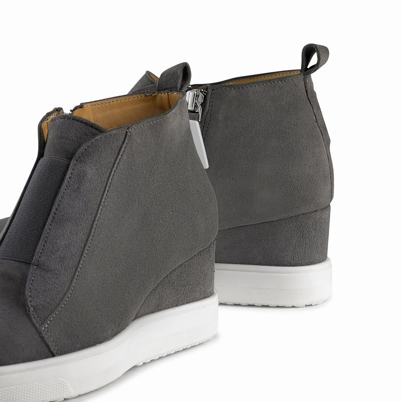 Russell And Bromley Ready Set Plattform Sneakers Dam Grå | LIA9574UK