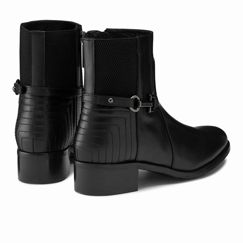 Russell And Bromley Rein Fall Ankelboots Dam Svarta | UCV5931IO