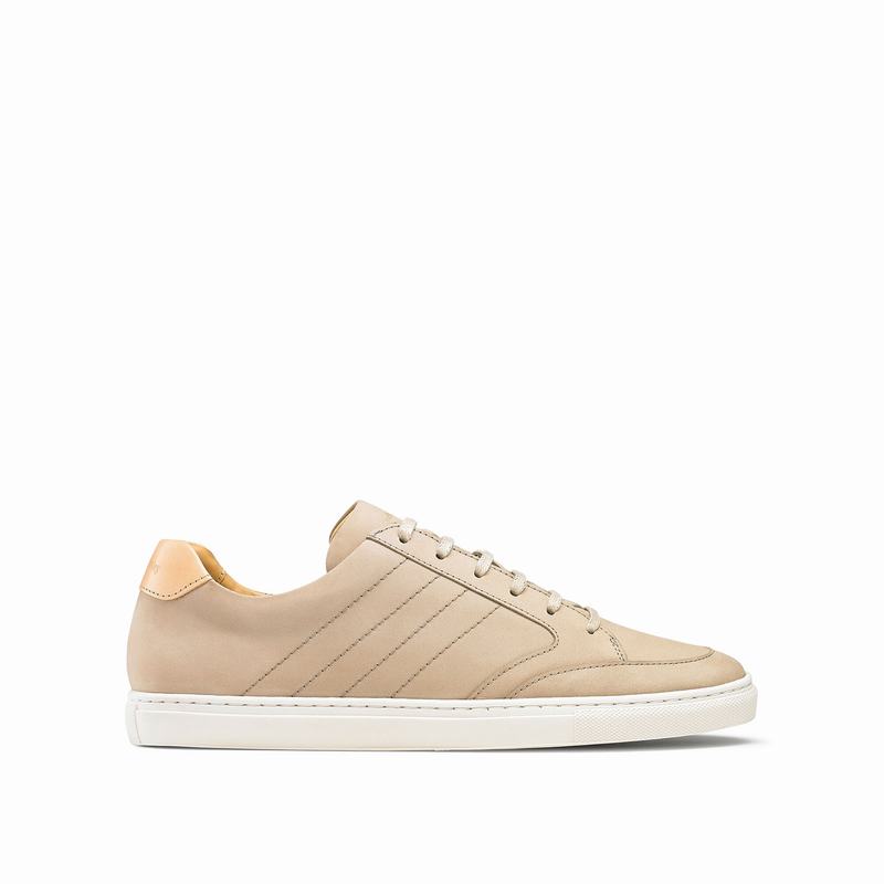 Russell And Bromley Retrospect Låga Sneakers Herr Khaki | QEM2661VN