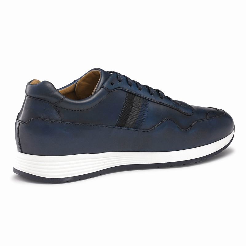 Russell And Bromley Run Time Låga Sneakers Herr Blå | FNG5275IY