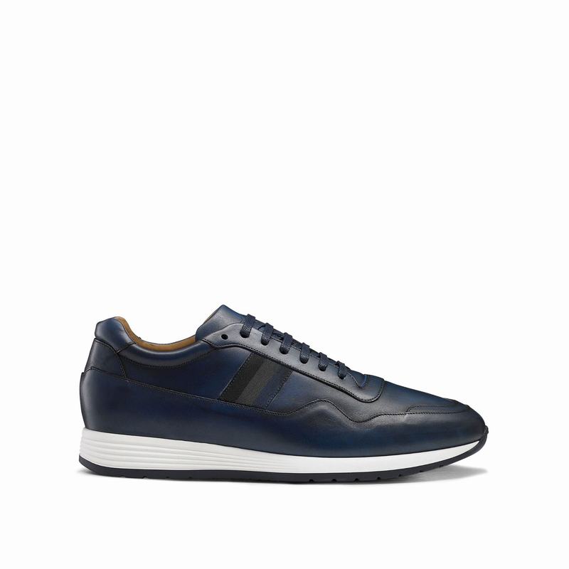 Russell And Bromley Run Time Låga Sneakers Herr Blå | FNG5275IY