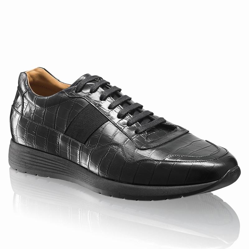 Russell And Bromley Run Time Låga Sneakers Herr Svarta | NHN6562XY