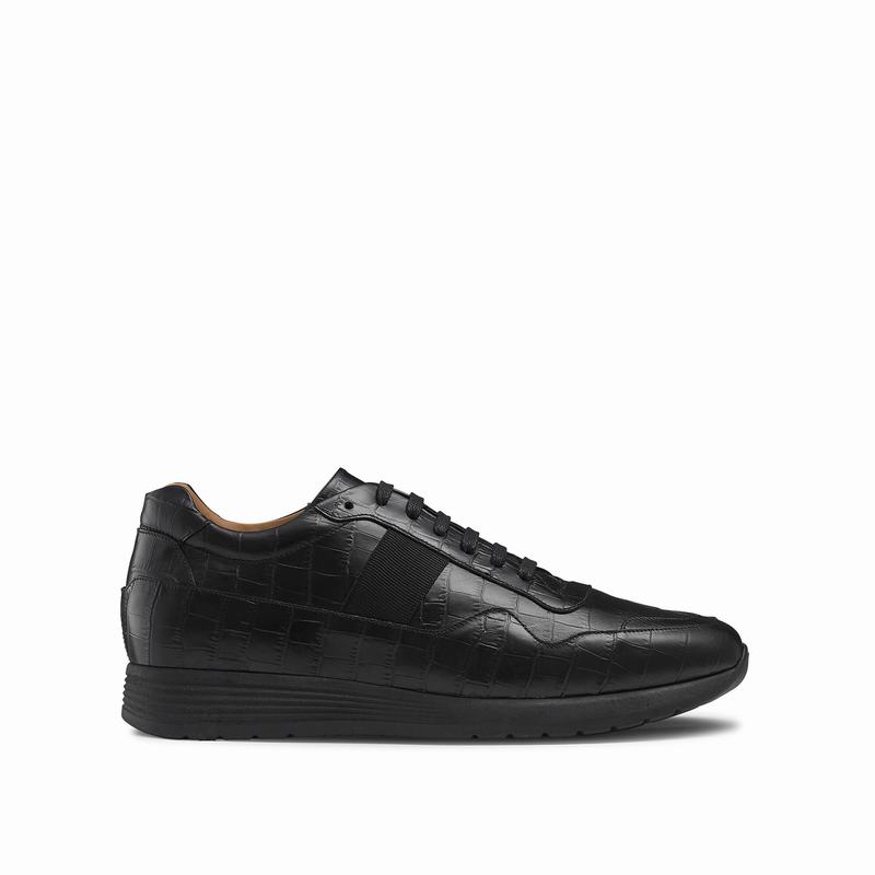 Russell And Bromley Run Time Låga Sneakers Herr Svarta | NHN6562XY