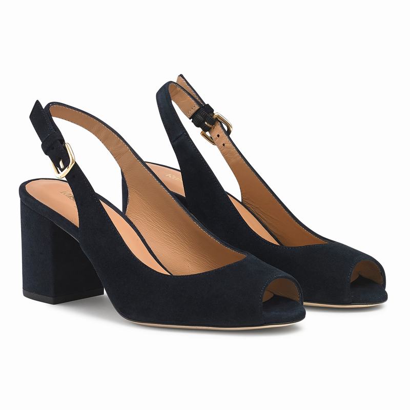 Russell And Bromley Sandown Kilklack Sandaler Dam Blå | XAO3453UE