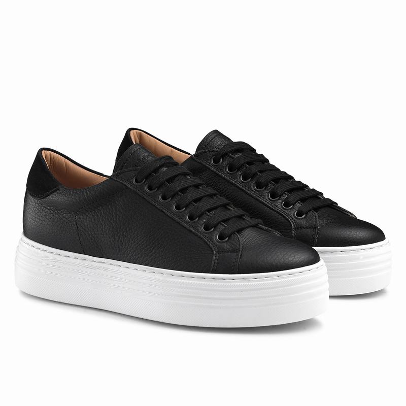 Russell And Bromley Saturn Plattform Sneakers Dam Svarta | WCN7765QL