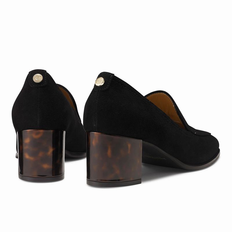 Russell And Bromley Smokey Tofflor Dam Svarta | ZFV9030ZX