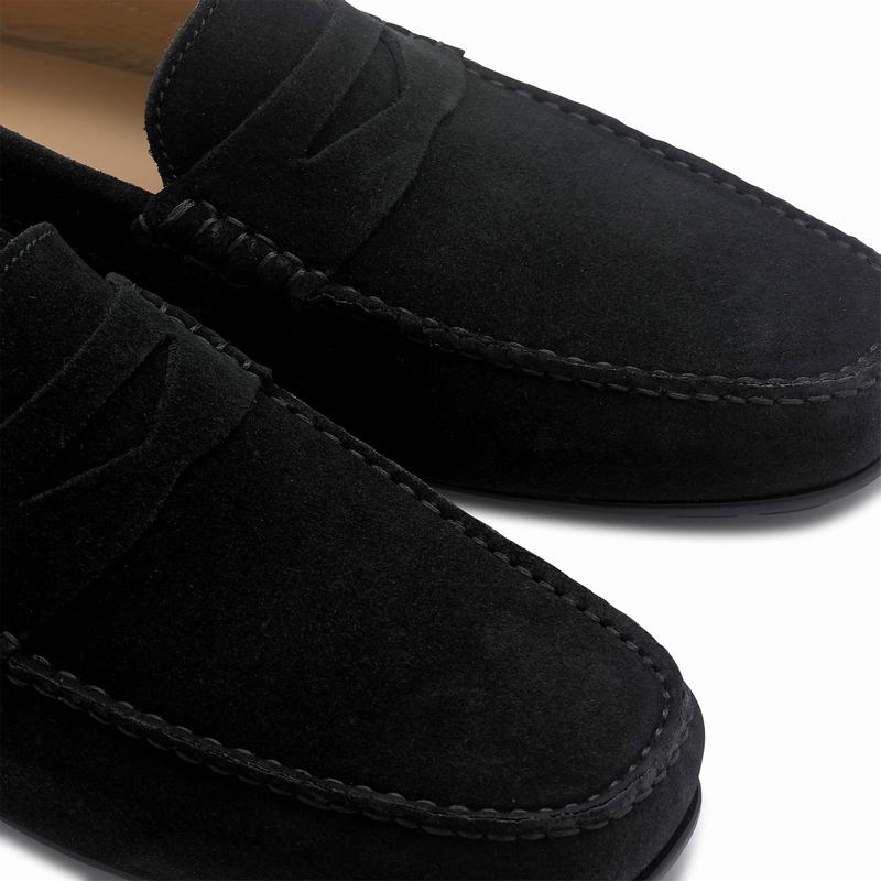 Russell And Bromley Soft Wear Mockasiner Herr Svarta | IVB7311EV