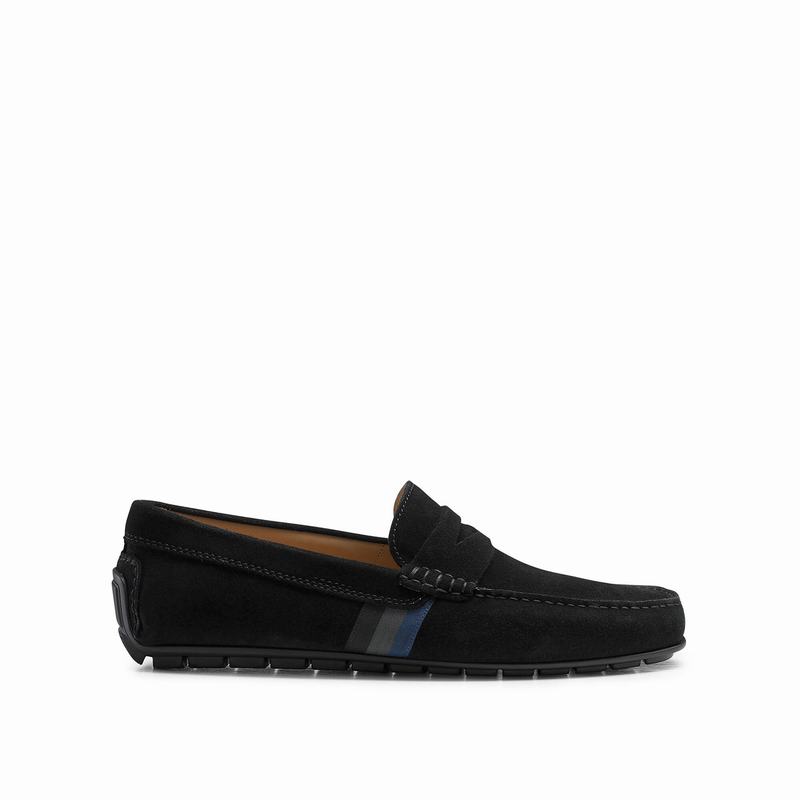 Russell And Bromley Soft Wear Mockasiner Herr Svarta | IVB7311EV