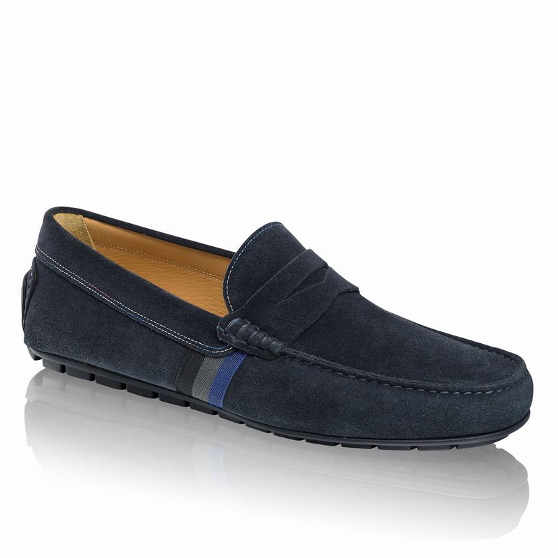 Russell And Bromley Soft Wear Mockasiner Herr Blå | JOO8147DS