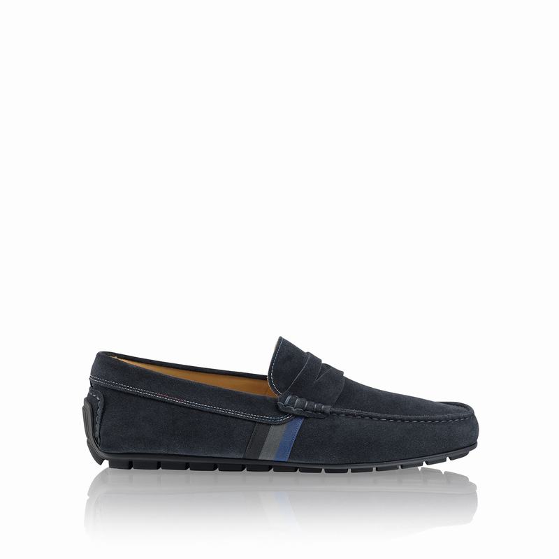 Russell And Bromley Soft Wear Mockasiner Herr Blå | JOO8147DS