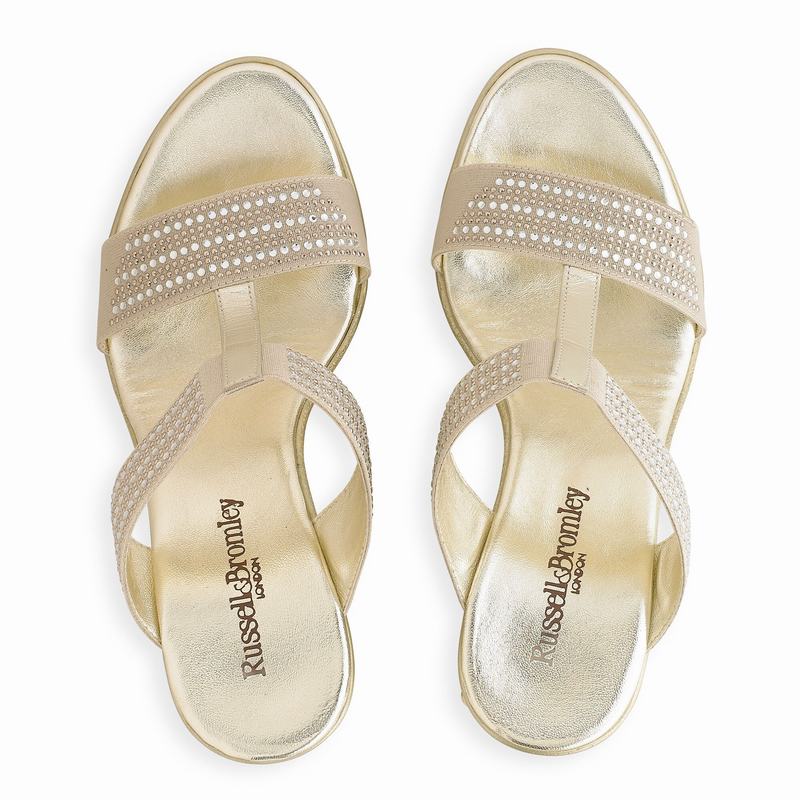 Russell And Bromley Stellamid Kilklack Sandaler Dam Metallic | TAA7788BS