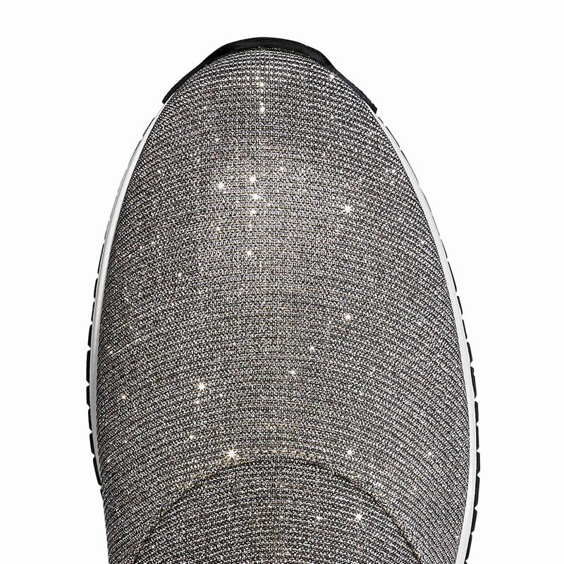 Russell And Bromley Stretchout Slip On Sneakers Dam Metallic | HDL9994UL