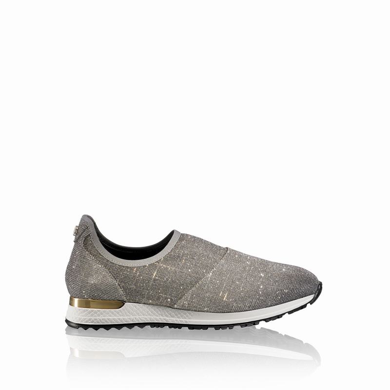 Russell And Bromley Stretchout Slip On Sneakers Dam Metallic | HDL9994UL