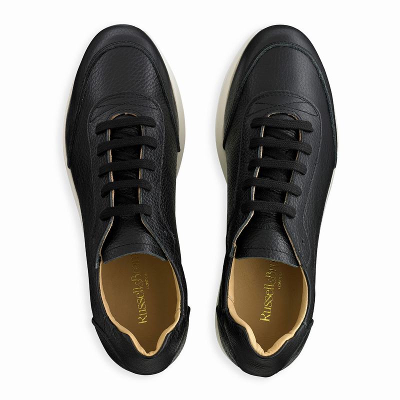 Russell And Bromley Throwback Plattform Sneakers Dam Svarta | DKU9216QK