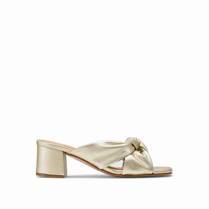 Russell And Bromley Top Knot Kilklack Sandaler Dam Metallic | GHR7221LK