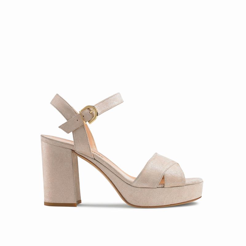 Russell And Bromley Topform Kilklack Sandaler Dam Metallic | VFV3346JA