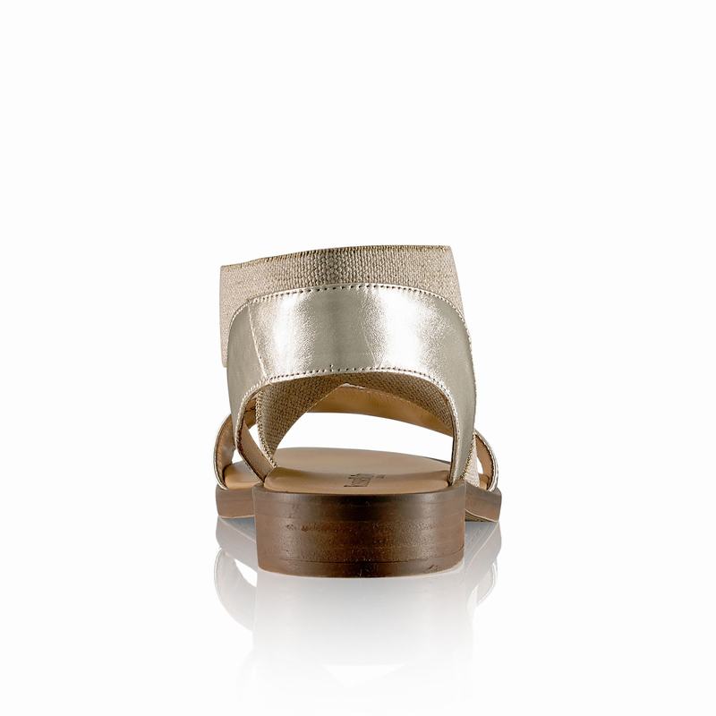 Russell And Bromley Tribeca Sandaler Dam Metallic | UXM955WS